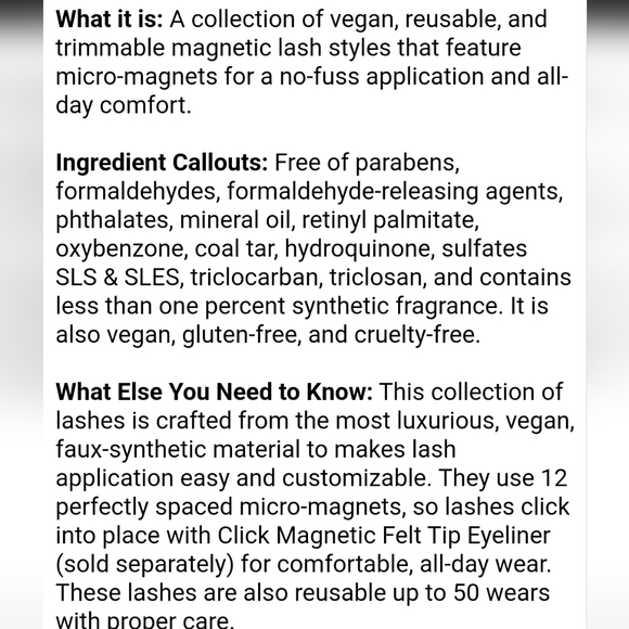 🆕️NWT Lilly Lashes Click Magnetic Faux Mink False Lash Collection Miami Lashes - Picture 8 of 9